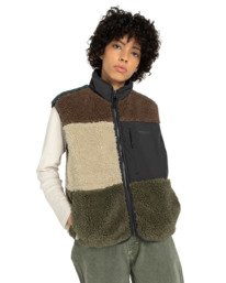 0 Lake Sherpa W - Sherpa-Weste für Frauen Schwarz ELJJK00123 Element
