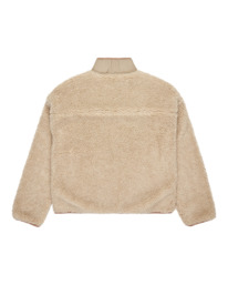 6 Oak Sherpa W - Sherpa Jacket for Women Beige ELJJK00124 Element