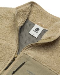 7 Oak Sherpa W - Sherpa Jacket for Women Beige ELJJK00124 Element
