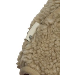 9 Oak Sherpa W - Sherpa Jacket for Women Beige ELJJK00124 Element