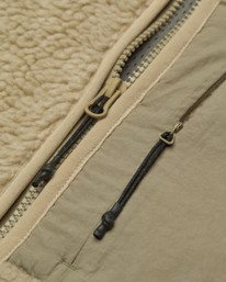 10 Oak Sherpa W - Sherpa Jacket for Women Beige ELJJK00124 Element