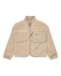 5 Oak Sherpa W - Sherpa Jacket for Women Beige ELJJK00124 Element