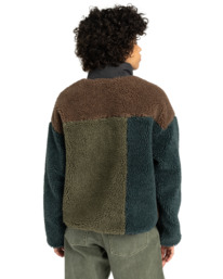 4 Oak Sherpa W - Sherpa-Jacke für Frauen Schwarz ELJJK00124 Element
