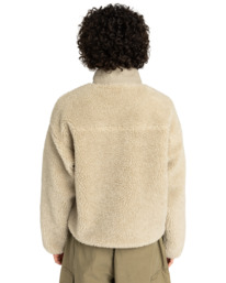 4 Oak Sherpa W - Sherpa Jacket for Women Beige ELJJK00124 Element