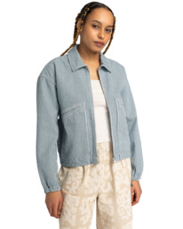 0 Craft Evo - Veste en denim pour Femme Bleu ELJJK00132 Element