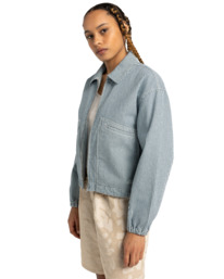 1 Craft Evo - Veste en denim pour Femme Bleu ELJJK00132 Element