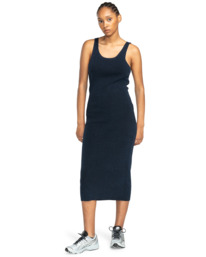 2 Plisse - Robe midi pour Femme Bleu ELJKD00103 Element