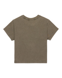 6 Icon Crop W - Short Sleeve T-Shirt for Women Brown ELJKT00121 Element