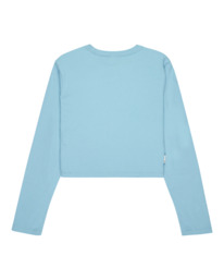 6 Icon Crop W - Long Sleeve T-Shirt for Women Blue ELJKT00122 Element