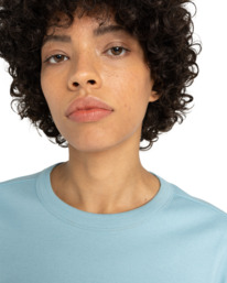 2 Icon Crop W - Long Sleeve T-Shirt for Women Blue ELJKT00122 Element