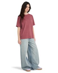 3 Lowcase - Short Sleeve T-Shirt for Women Purple ELJKT00130 Element