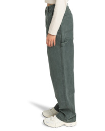 1 Carpenter Canvas W - Pantalon baggy pour Femme Noir ELJNP00127 Element