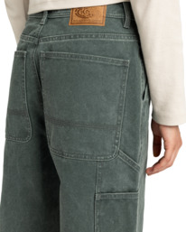 3 Carpenter Canvas W - Pantalon baggy pour Femme Noir ELJNP00127 Element