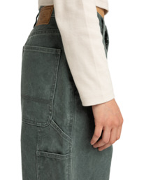 4 Carpenter Canvas W - Pantalon baggy pour Femme Noir ELJNP00127 Element