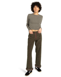 3 Westward Corduroy W - Relaxed Fit Kordhose für Frauen Rot ELJNP00129 Element