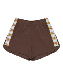 0 Sunday 13.5" - Elastic Waist Shorts for Women Brown ELJNS00114 Element