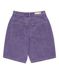 1 365 Canvas 19" - Fixed Waist Shorts for Women Purple ELJNS00120 Element