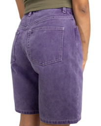 7 365 Canvas 19" - Fixed Waist Shorts for Women Purple ELJNS00120 Element