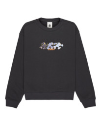 6 Triplets Cr W - Sweatshirt for Women Black ELJSF00129 Element