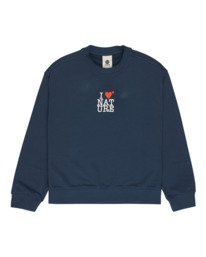 5 I Heart - Sweatshirt f&uuml;r Frauen Blau ELJSF00133 Element