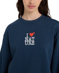 2 I Heart - Sweatshirt f&uuml;r Frauen Blau ELJSF00133 Element