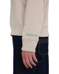 3 Inner Sounds - Sweatshirt para Mulher Beige ELJSF00134 Element