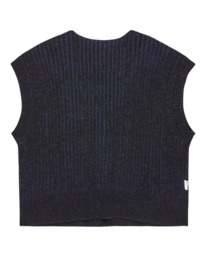 6 2Tone Rib W - Camisola sem mangas para mulher Azul ELJSW00111 Element