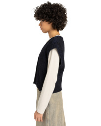 1 2Tone Rib W - Camisola sem mangas para mulher Azul ELJSW00111 Element