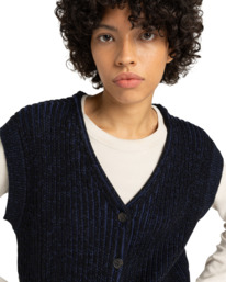 2 2Tone Rib W - Camisola sem mangas para mulher Azul ELJSW00111 Element