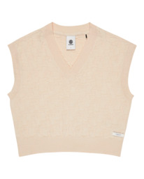 0 Textured - Vest for Women Beige ELJSW00115 Element