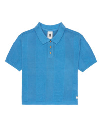 5 Textured - Polo Shirt for Women Blue ELJSW00116 Element