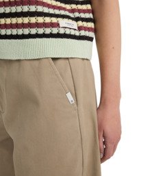 3 Crochet Stripes - Polo da Donna Black ELJSW00117 Element