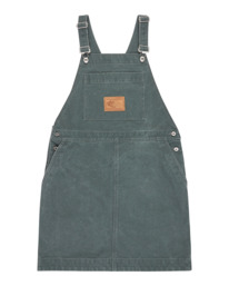 8 Dungaree Canvas - Salopette pour Femme Noir ELJWD00116 Element