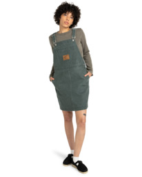 0 Dungaree Canvas - Salopette pour Femme Noir ELJWD00116 Element