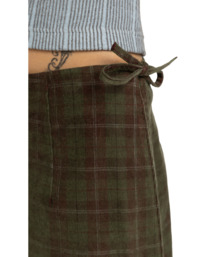 4 Westward Corduroy - Minigonna da Donna Red ELJWK00106 Element