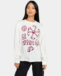 2 Music In My Ears - Long Sleeve T-Shirt for Women  ELJZT00132 Element