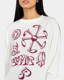 4 Music In My Ears - Long Sleeve T-Shirt for Women  ELJZT00132 Element