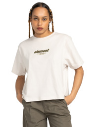 0 Velvet - T-Shirt für Frauen Beige ELJZT00137 Element