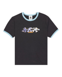 5 Second Nature Ringer W - T-Shirt für Frauen Schwarz ELJZT00140 Element