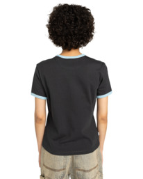 4 Second Nature Ringer W - T-Shirt für Frauen Schwarz ELJZT00140 Element