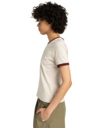 1 Second Nature Ringer W - T-Shirt für Frauen Beige ELJZT00140 Element