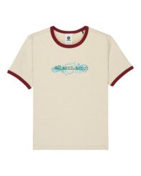 5 Yarnhill Ringer - T-Shirt &agrave; manches courtes pour Femme Beige ELJZT00147 Element