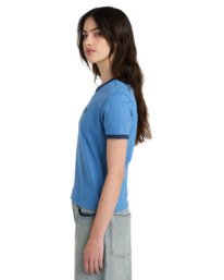 1 Yarnhill Ringer - T-Shirt &agrave; manches courtes pour Femme Bleu ELJZT00147 Element