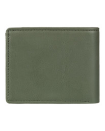 3 Daily - Tri-Fold Wallet for Men Green ELYAA00166 Element