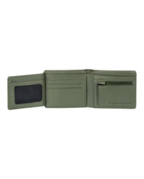 2 Daily - Tri-Fold Wallet for Men Green ELYAA00166 Element