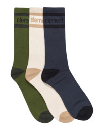 0 Clearsight 3.0 - Crew-Socken für Männer Blau ELYAA00192 Element