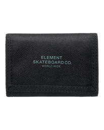 0 Skateboard Co - Dreifach faltbares Portemonnaie für Männer Blau ELYAA00203 Element