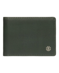 0 Icon Mini - Heavy Duty Small Tri-Fold Wallet for Men Green ELYAA00206 Element