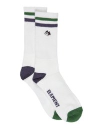 0 Snacks - Skate-Socken Weiss ELYAA00225 Element
