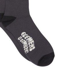 1 Timber Socks - Meias de skate Preto ELYAA00227 Element